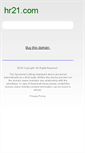 Mobile Screenshot of hr21.com